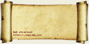 Tanja Perošević vizit kartica